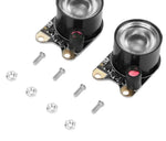 2 Lampes LED IR 850nm pour Caméra Raspberry Pi Vision Nocturne