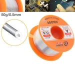 Spool de 50g flux 50g Bobine Etain 0.5mm pour soudure électronique