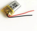 Batterie lipo rechargeable 50mAh 3,7V (Taille: 3,5x10x15 mm)