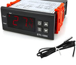 Image d’un contrôleur de température numérique STC-1000 AC110-220V avec capteur