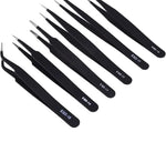 Kit de pinces ESD antistatiques Pince à épiler Lot de 6 pinces