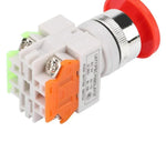 Bouton Arrêt d’urgence rouge AC 660V 10A Lay37-11ZS - Domotique
