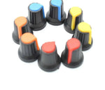 Capuchon rotatif coloré pour potentiomètre Awitch intérieur 6 mm externe 15 mm