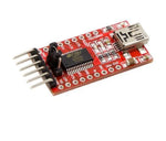 Adaptateur FT232RL USB-RS232 pour Arduino Pro Mini et module FT232RL, câble rouge