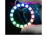 WS2812 5050 ANNEAU RGB 16 LED AVEC PILOTE - Domotique Tunisie