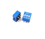 Interrupteur DIP Switch bleu 3 broches 2,54 mm Domotique Tunisie