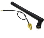 Antenne WiFi noir avec connecteur IPEX 3dBi et connecteur IPEX pour meilleure réception