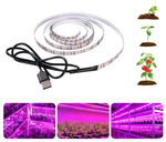 1M Ruban LED lumière à spectre complet pour plante USB DC 5V 60LED/m