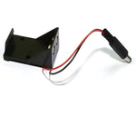 Boîte de cellules 9V sans couvercle avec connecteur électrique DC pour petits charge actuelle