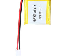 Batterie Lipo 502530 3.7V 300mAh - Domotique Tunisie