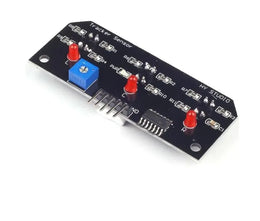 Capteur suiveur de ligne infrarouge IRTCRT5000 avec circuit imprimé noir pour ligne infrarouge