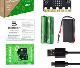 Boîte neutre BBC Microbit V2.2 Go Kit avec batterie (Module couleur
