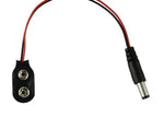 Adaptateur secteur pile 9V avec jack pour CORDON 15 cm JACK 5.5 pour alimentation