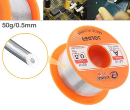 Spool de 50g flux 50g Bobine Etain 0.5mm pour soudure électronique