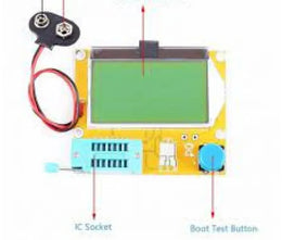 Testeur de transistors LCR-T4 condensateur ESR Transistor - Domotique