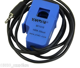 Capteur de courant SCT-013-000V 100A avec clamp et prise audio, courant SCT-013-000V