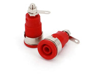 Prise jack banane rouge 4 mm 1KV / 32A (Φ 12 mm) - Domotique Tunisie