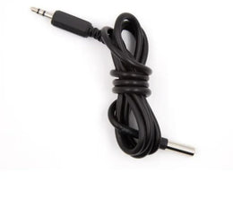 Câble audio noir avec prise 3.5 mm pour sonde thermique DS18B20 1m puce d’origine