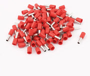 Connecteur de fil électrique rouge E2508 borne isolée nuits fin 100
