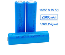 18650 3.7V 2600MAH Batterie au lithium rechargeable plat - Domotique