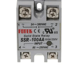 Fotek SSR-100AA 100A Relais statique Entrée 80-250V AC Sortie 24-380V
