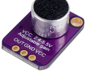 Module micro avec réglage de gain pour microphone à électret et contrôle automatique de gain