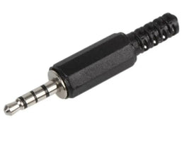 Fiche jack Audio 4 pôles mâle stéréo 3.5mm - Domotique Tunisie