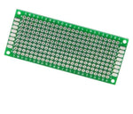 Perforée PCB prototype double face 3x7cm, carte de prototype PCB perforée verte