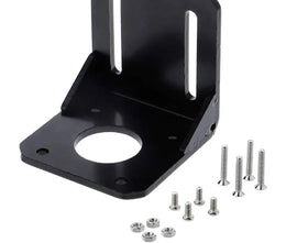 Support de montage en L en acier avec vis pour moteur pas à