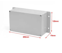 Boîtier de projet en plastique ABS 200x120x75 mm IP65 avec trou
