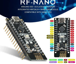 Image du module sans fil RF Arduino Nano intégré NRF24L01 avec soudure