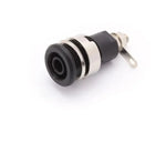 Prise jack banane noire 4 mm 1KV / 32A (Φ 12 mm) - Domotique Tunisie