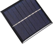 Panneau Solaire époxy monocristallin 70 * 70mm 3V 200mA - Domotique
