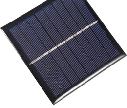 Panneau Solaire époxy monocristallin 70 * 70mm 3V 200mA - Domotique