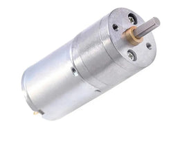 Moteur à engrenages réducteur 25GA-370 6V avec engrenages, axe hexagonal en métal