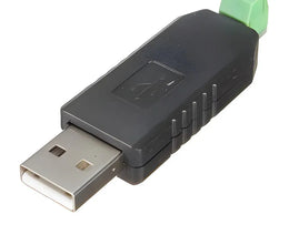 Adaptateur de convertisseur USB vers RS485 avec port USB et terminal vert