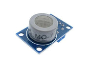 Image d’un circuit imprimé bleu avec capteur gaz monoxyde MQ-7 pour détecteur CO