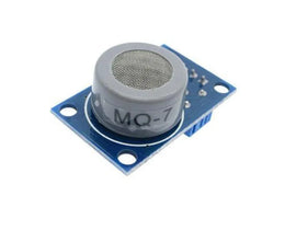Image d’un circuit imprimé bleu avec capteur gaz monoxyde MQ-7 pour détecteur CO