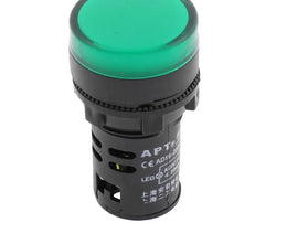 Voyant LED Vert DC24V 22mm AD16-22DS - Domotique Tunisie
