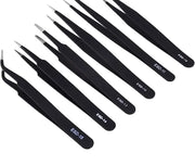 Kit de pinces ESD antistatiques Pince à épiler Lot de 6 pinces