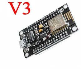 Carte microcontrôleur noire ESP8266 NodeMcu Lua Wifi V3 CH340 pour projets IoT
