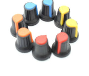 Capuchon rotatif coloré pour potentiomètre Awitch intérieur 6 mm externe 15 mm