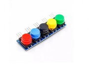 Lot de 5 bouton-poussoir sur carte pcb avec capuchon - Domotique