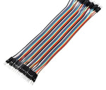 jeux de 10 fils de connexion male male 40cm pour arduino - Domotique
