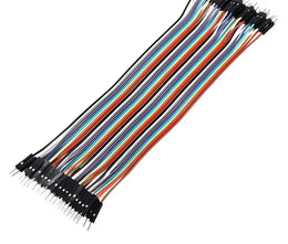 jeux de 10 fils de connexion male male 40cm pour arduino - Domotique