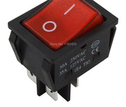 Alarme électrique avec interrupteur 4pin KCD4 220V rouge, robuste et fiable