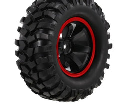 Roue avec Pneus En Caoutchouc de 96mm Pneus 1,9 ’roues pour 1/10