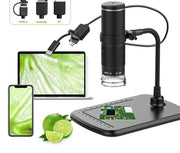 Microscope numérique USB 1000X 3 en 1 type-c caméra 8 LED loupe