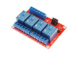 Module Relais 4 Canaux 5v Avec Optocolor Et Bornes À Vis - Domotique