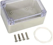 Boîte de jonction ABS IP65 avec couvercle transparent 100x68x50 mm